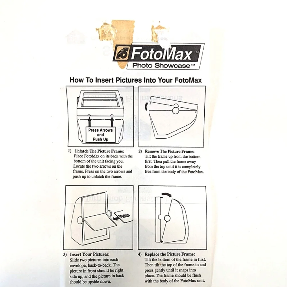 FotoMax Turn the Dial Displays 100 Photos 3.5